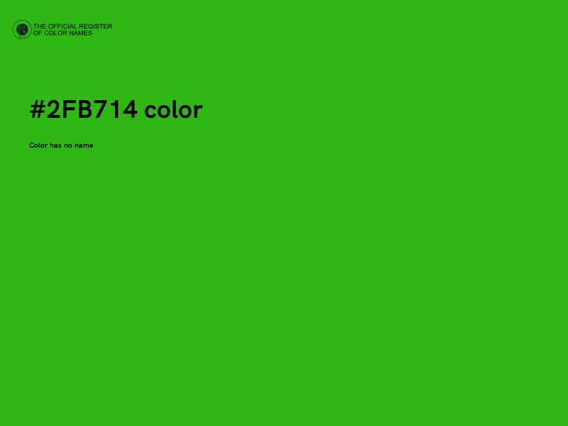 #2FB714 color image