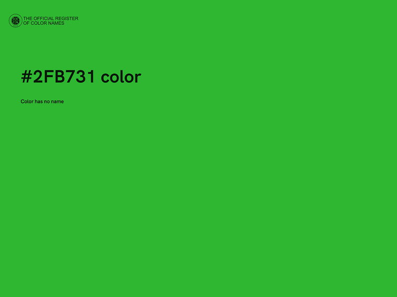 #2FB731 color image