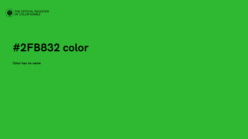 #2FB832 color image