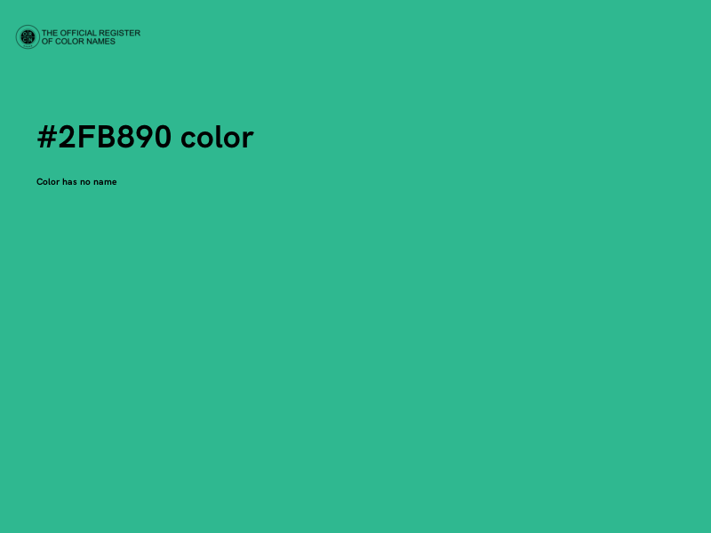 #2FB890 color image