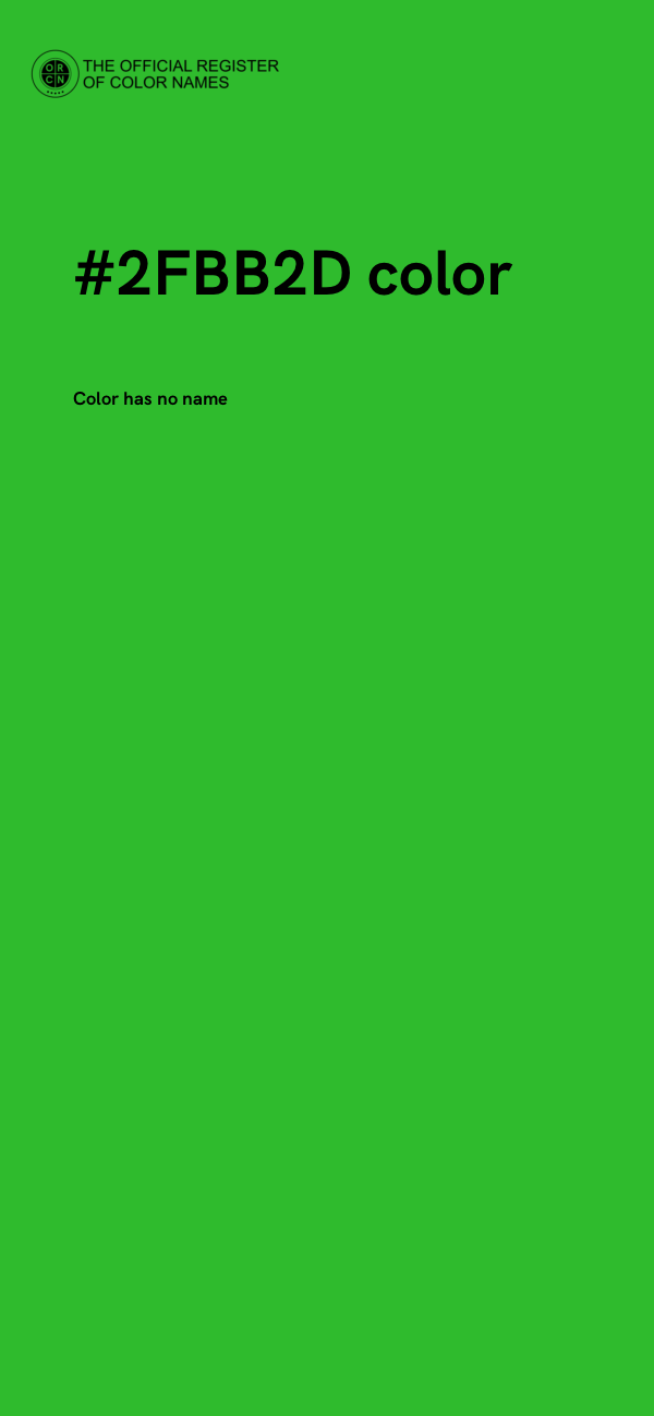 #2FBB2D color image