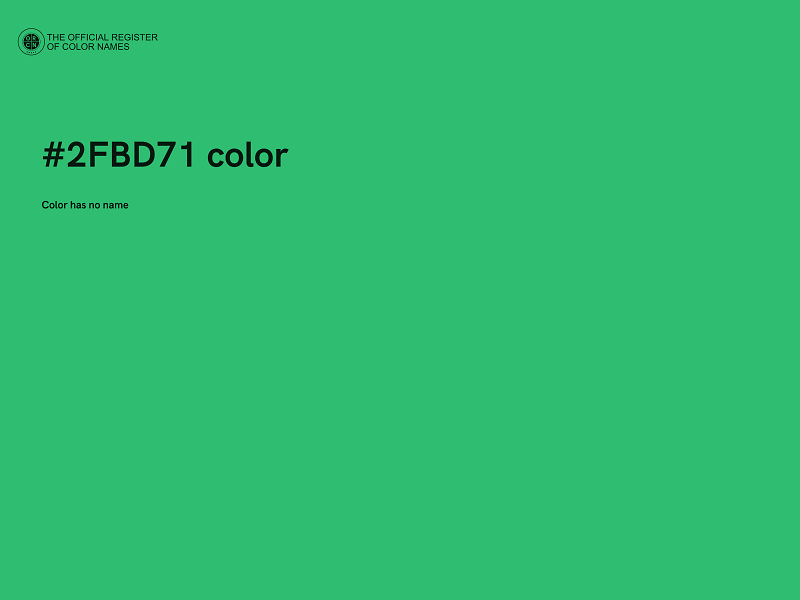 #2FBD71 color image