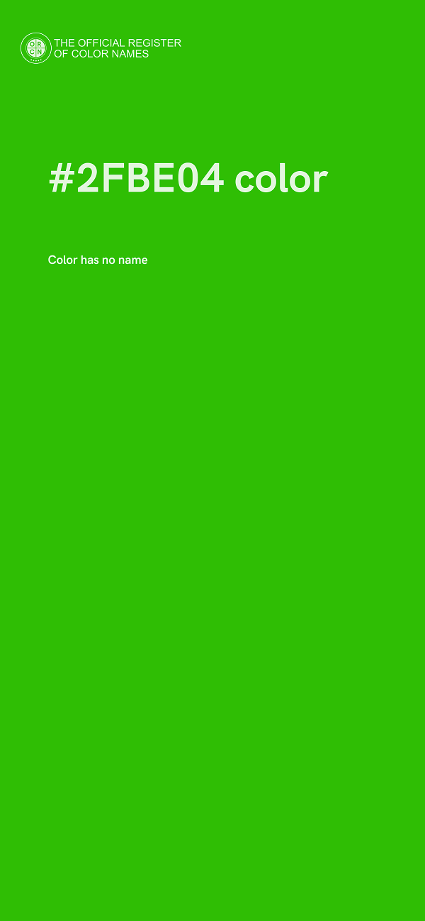 #2FBE04 color image