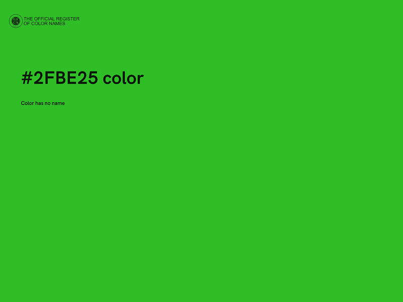 #2FBE25 color image