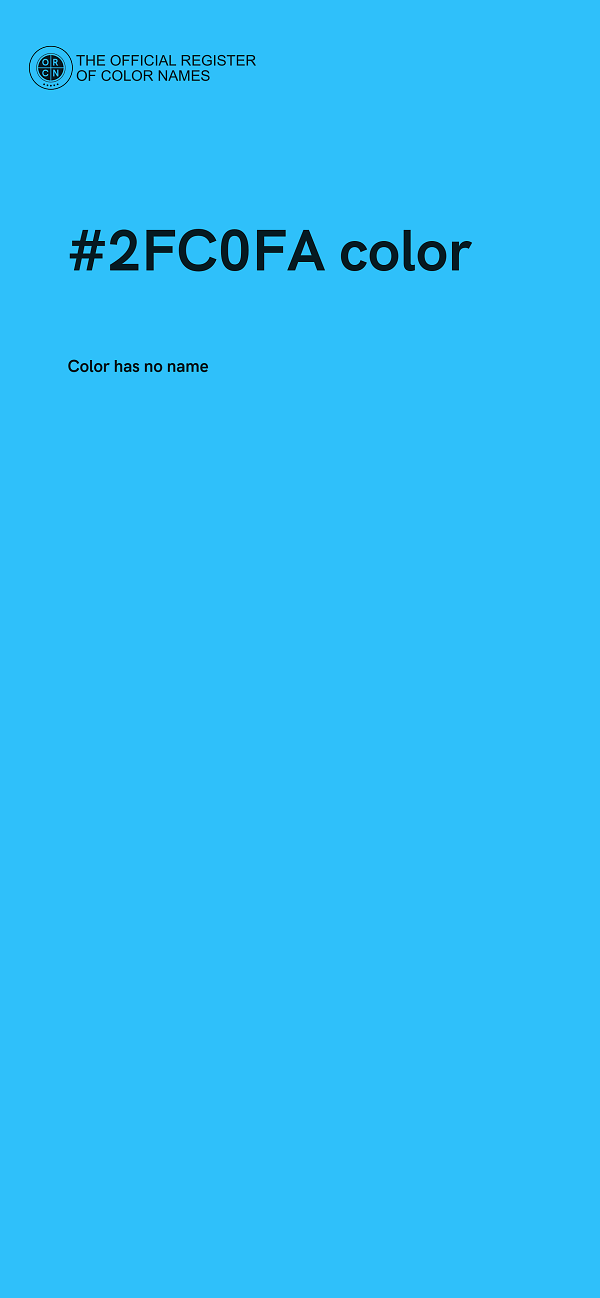 #2FC0FA color image