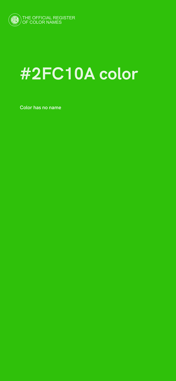 #2FC10A color image