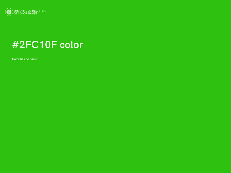 #2FC10F color image