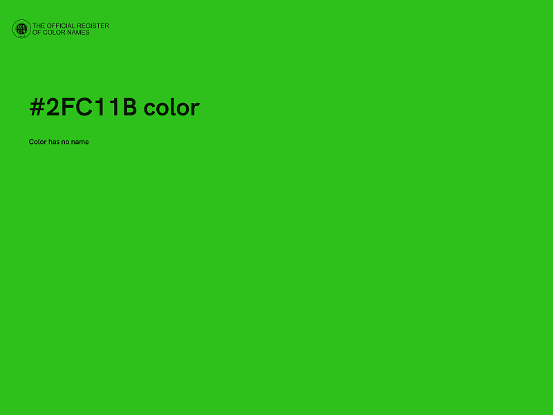 #2FC11B color image