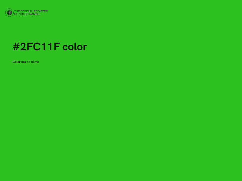 #2FC11F color image