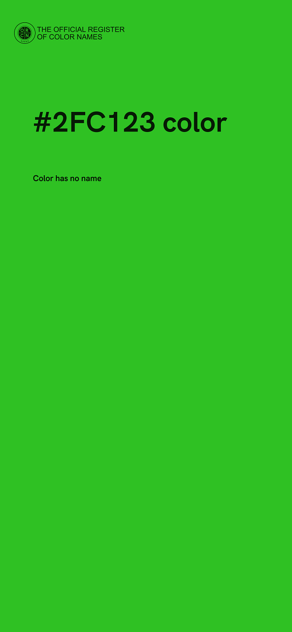 #2FC123 color image