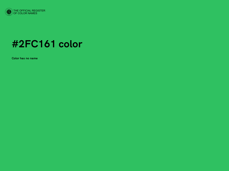 #2FC161 color image