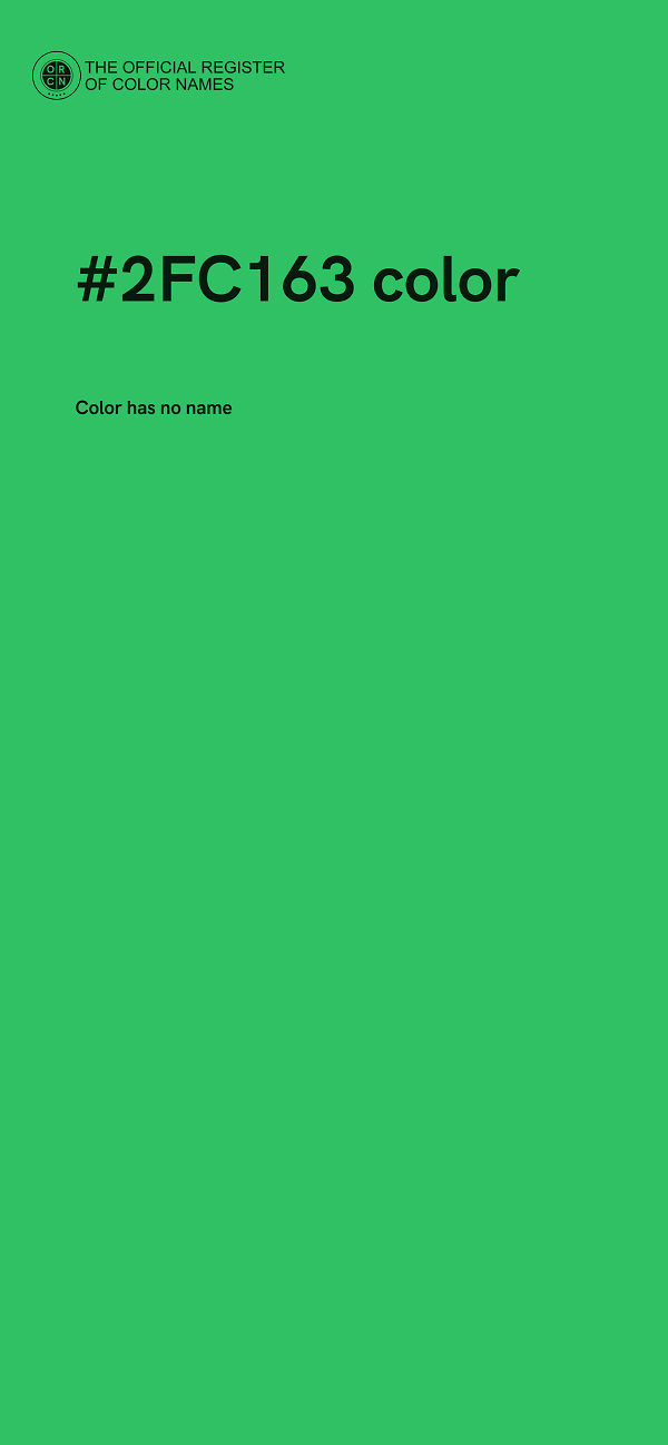 #2FC163 color image