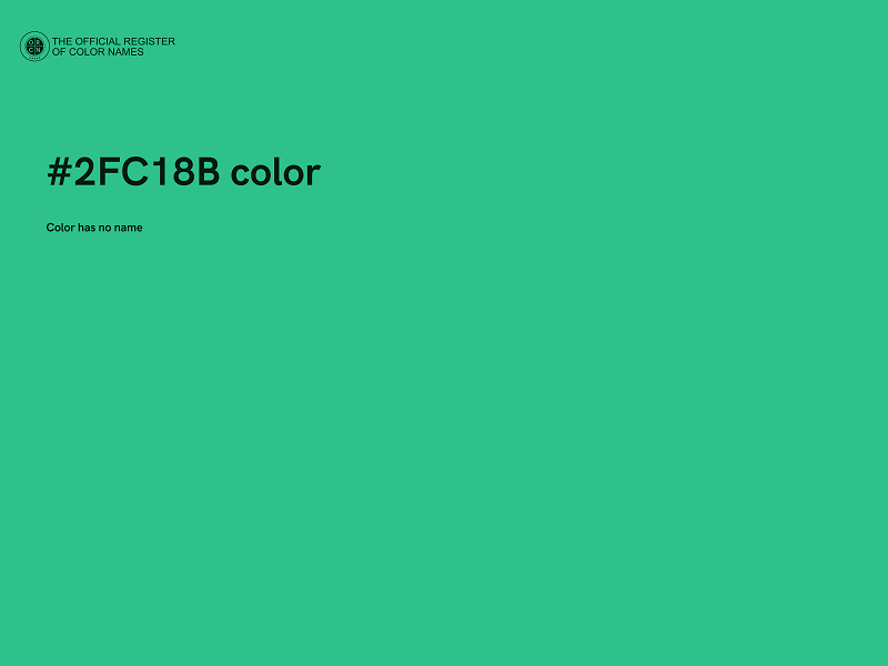 #2FC18B color image