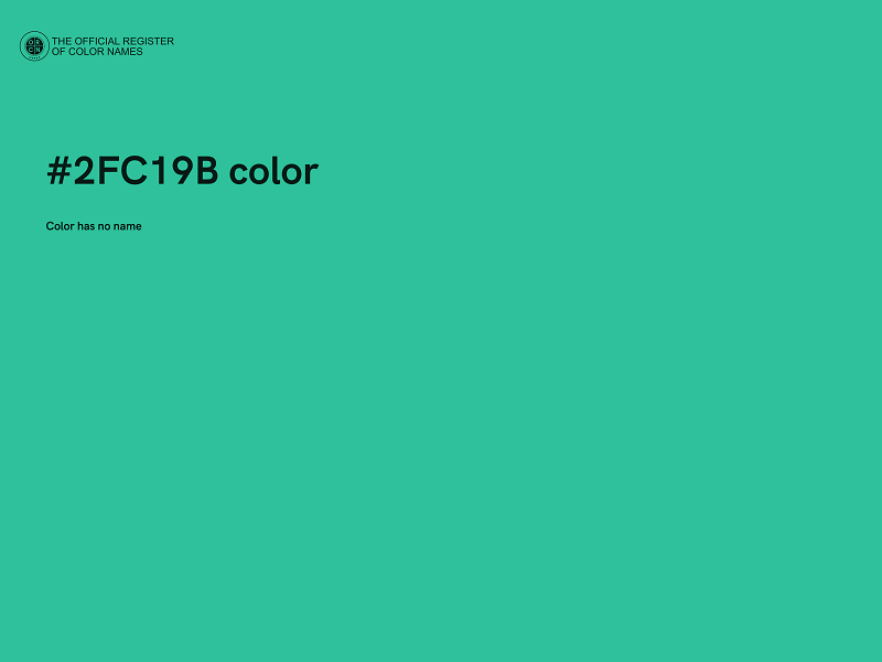 #2FC19B color image