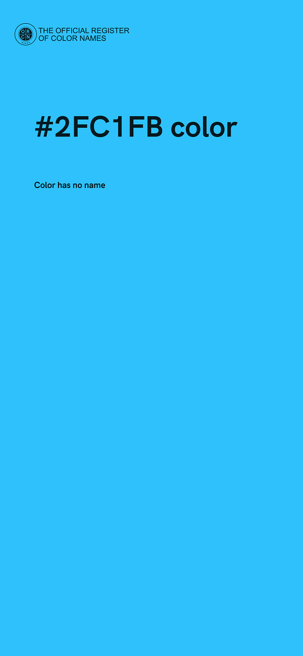 #2FC1FB color image