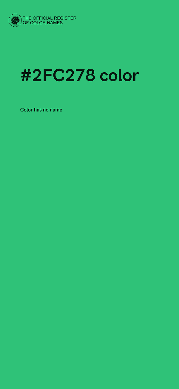 #2FC278 color image