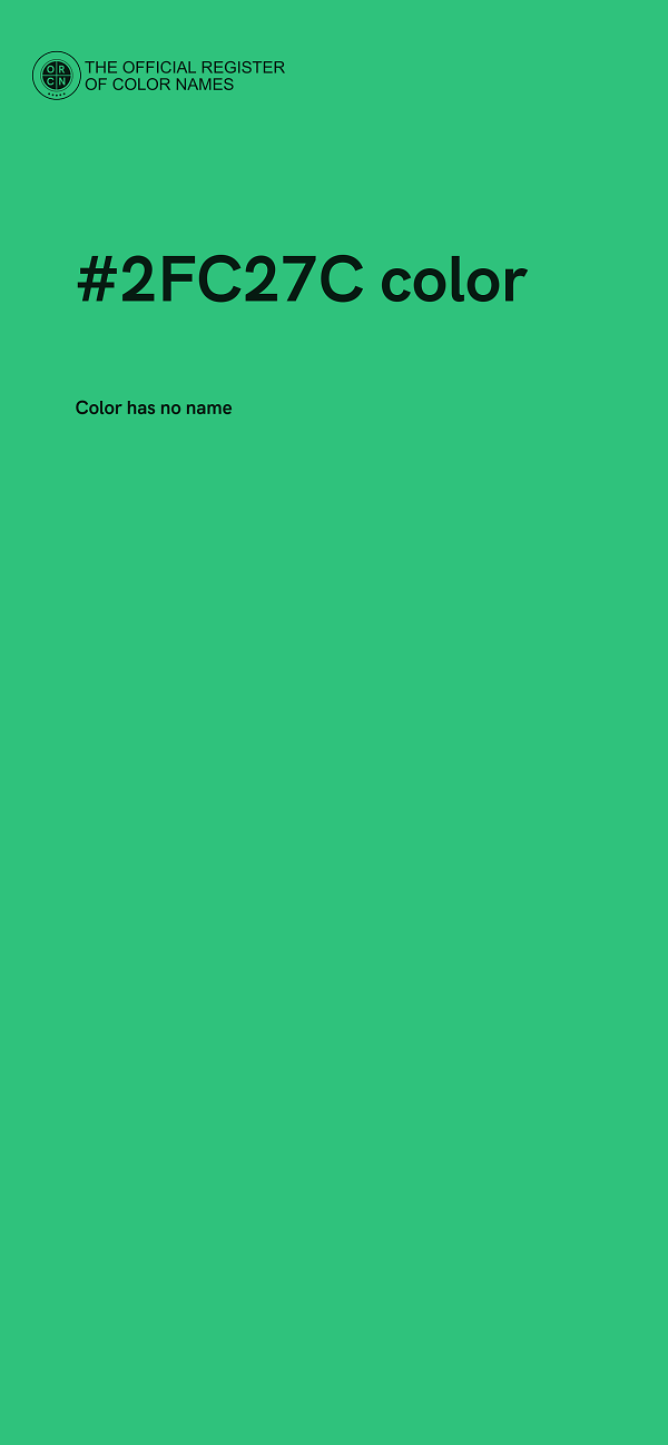 #2FC27C color image