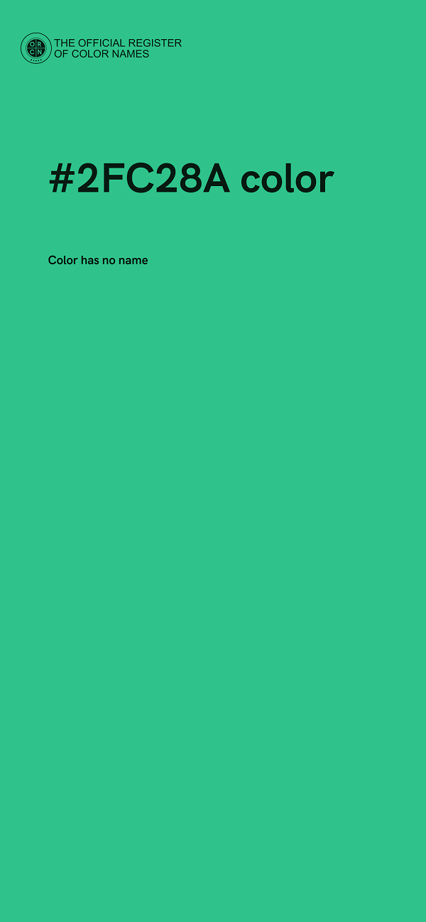 #2FC28A color image