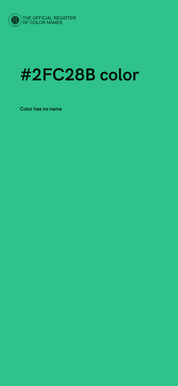#2FC28B color image