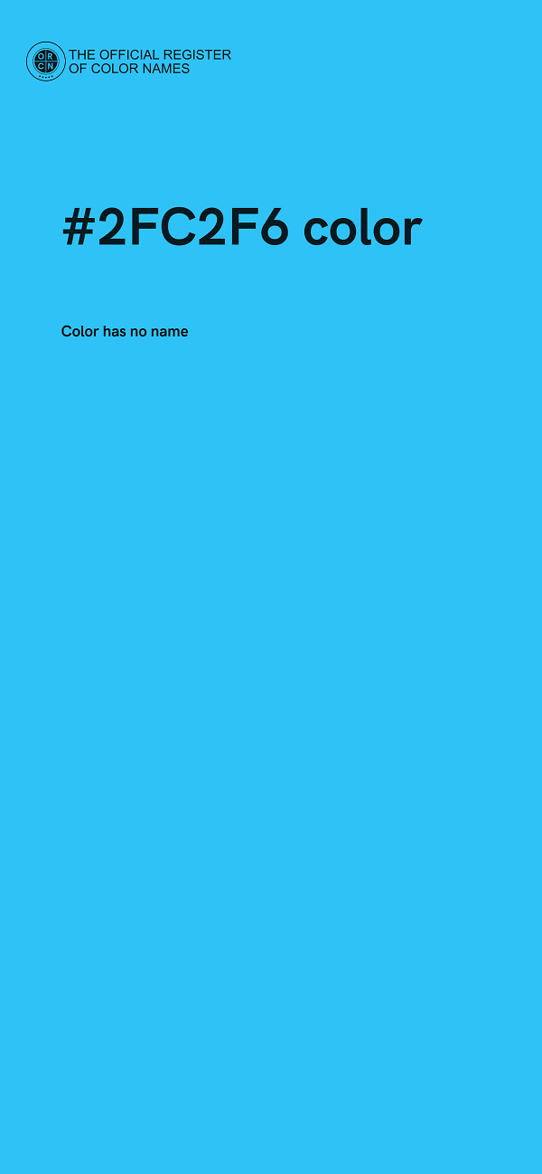 #2FC2F6 color image