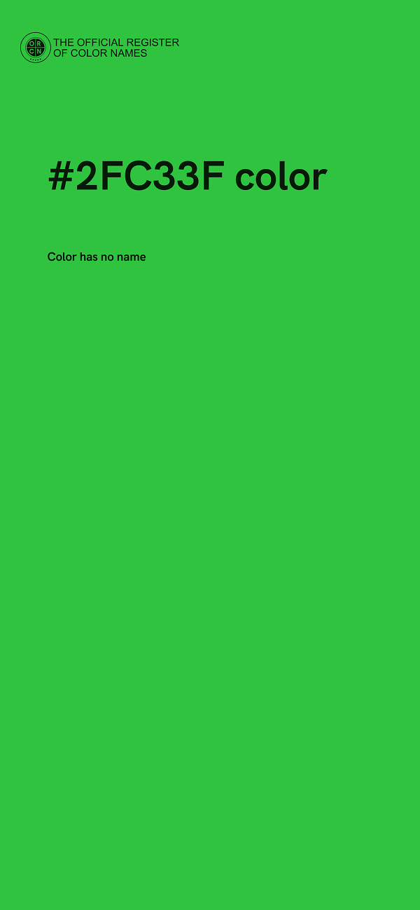 #2FC33F color image