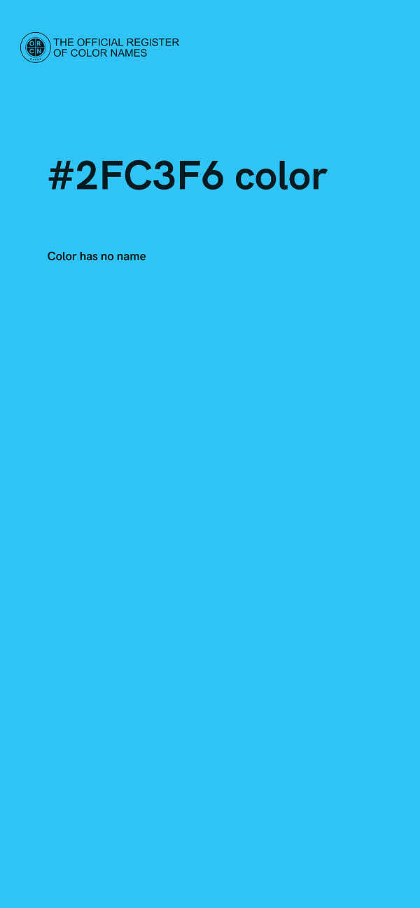 #2FC3F6 color image