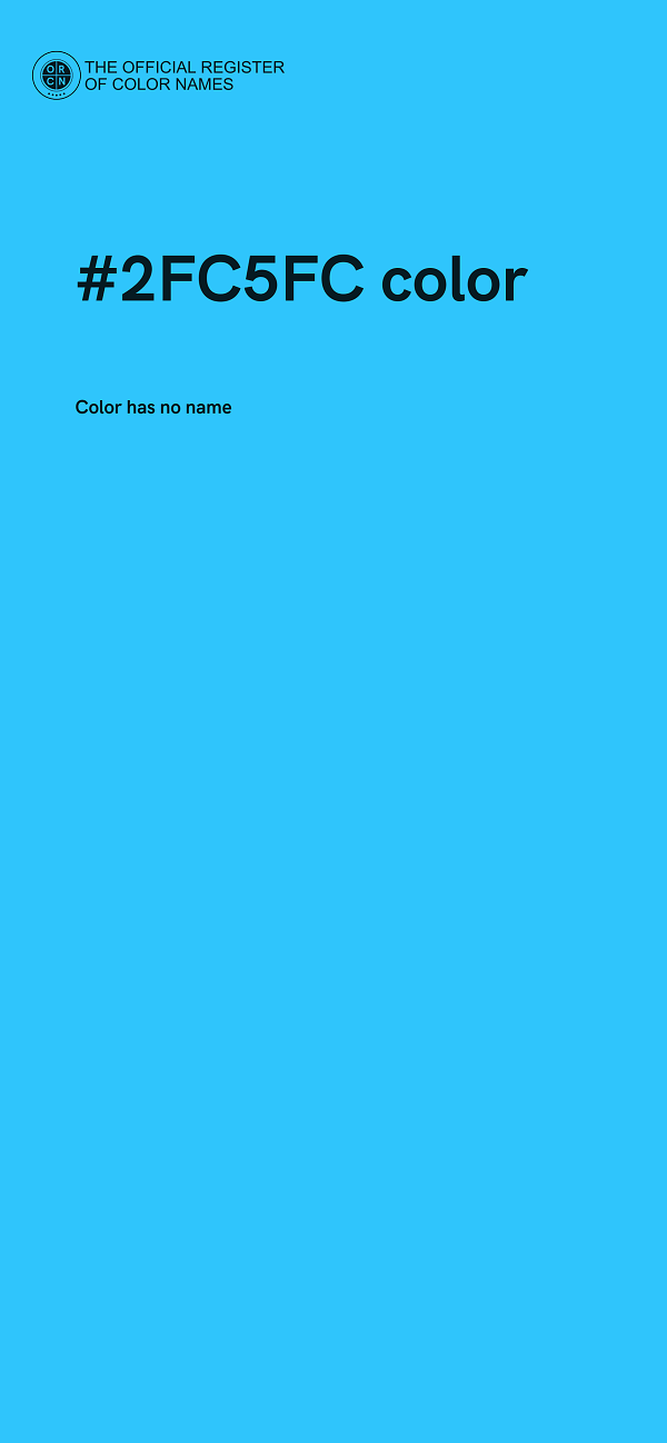 #2FC5FC color image
