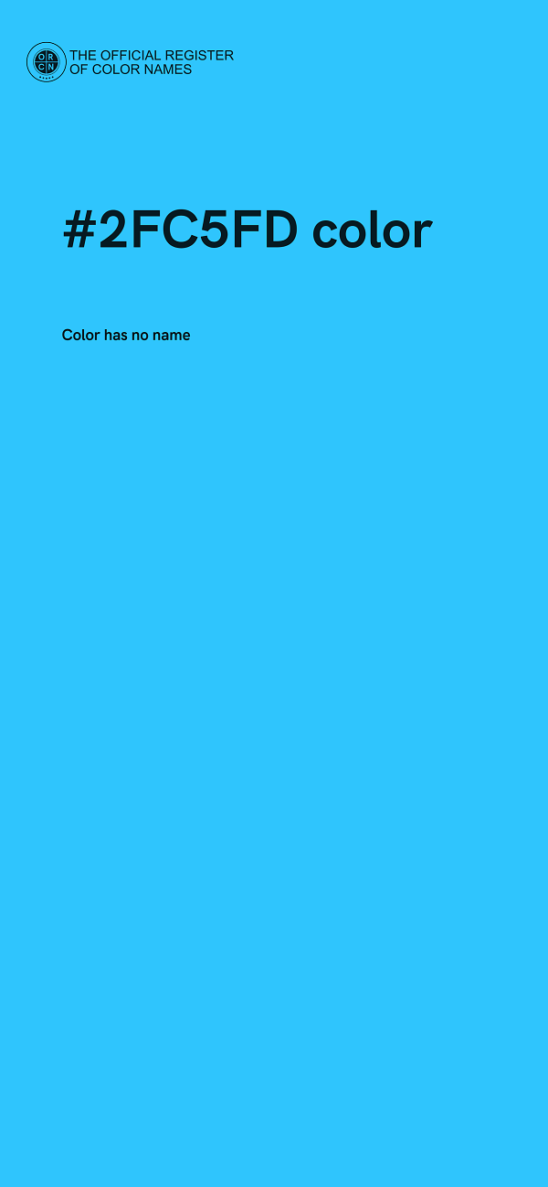 #2FC5FD color image