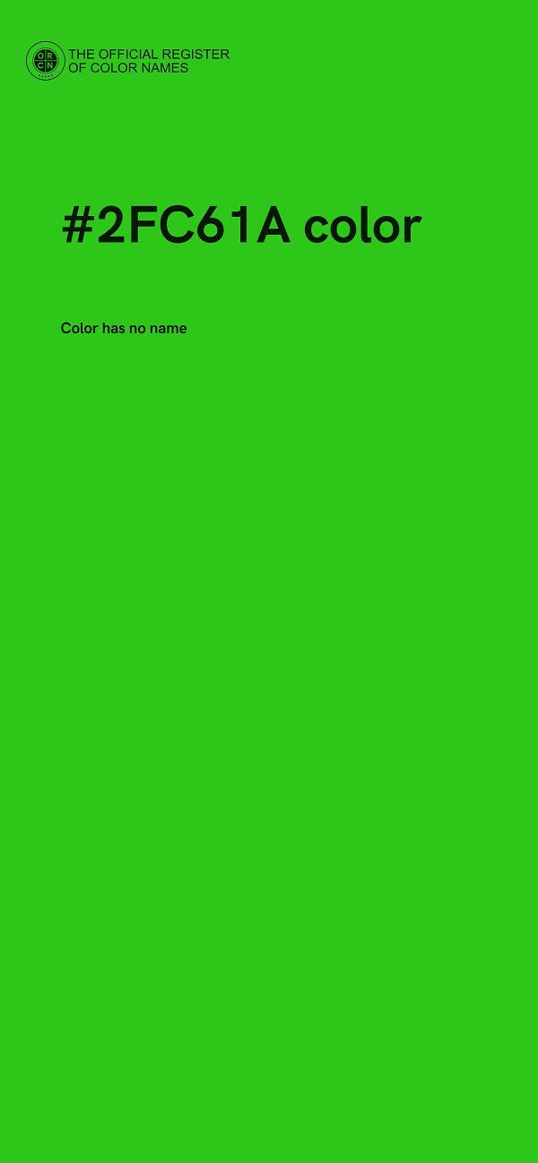 #2FC61A color image