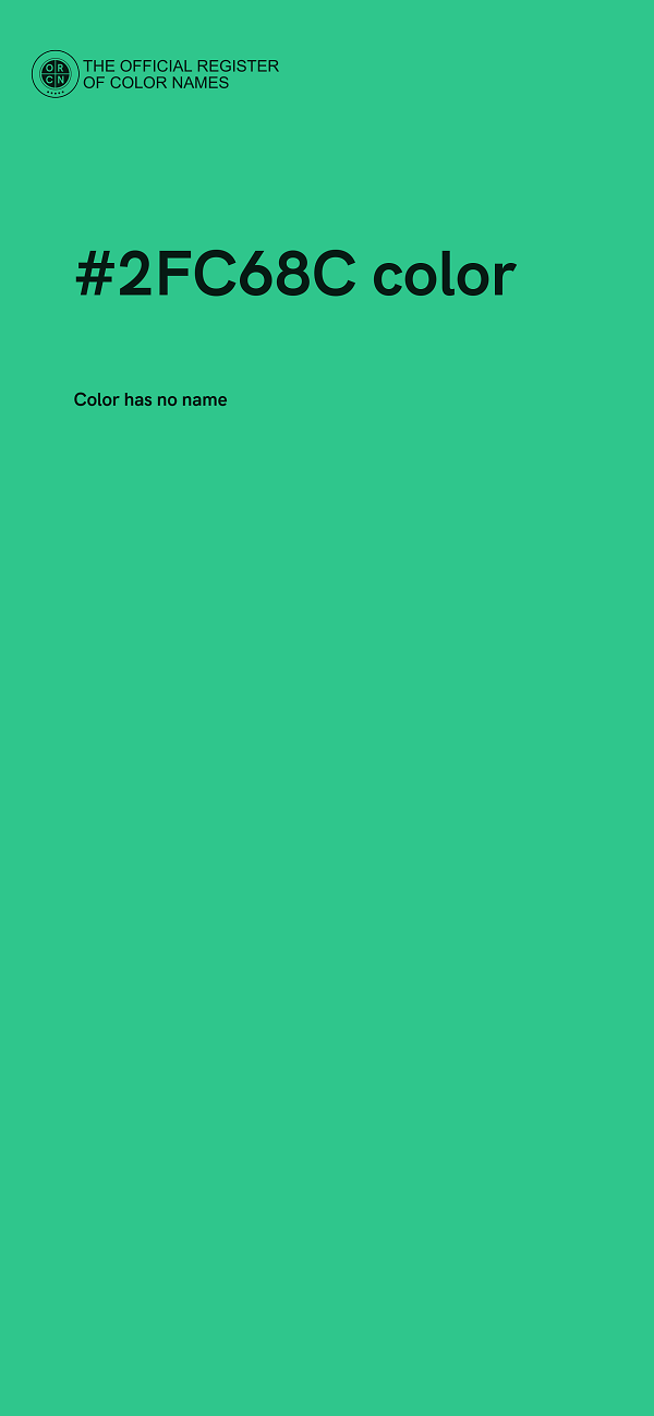 #2FC68C color image