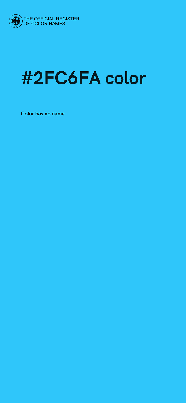 #2FC6FA color image