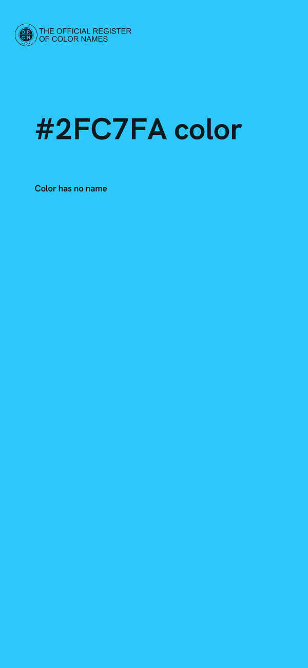 #2FC7FA color image
