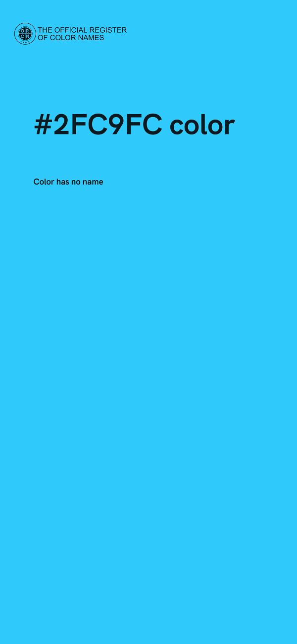#2FC9FC color image