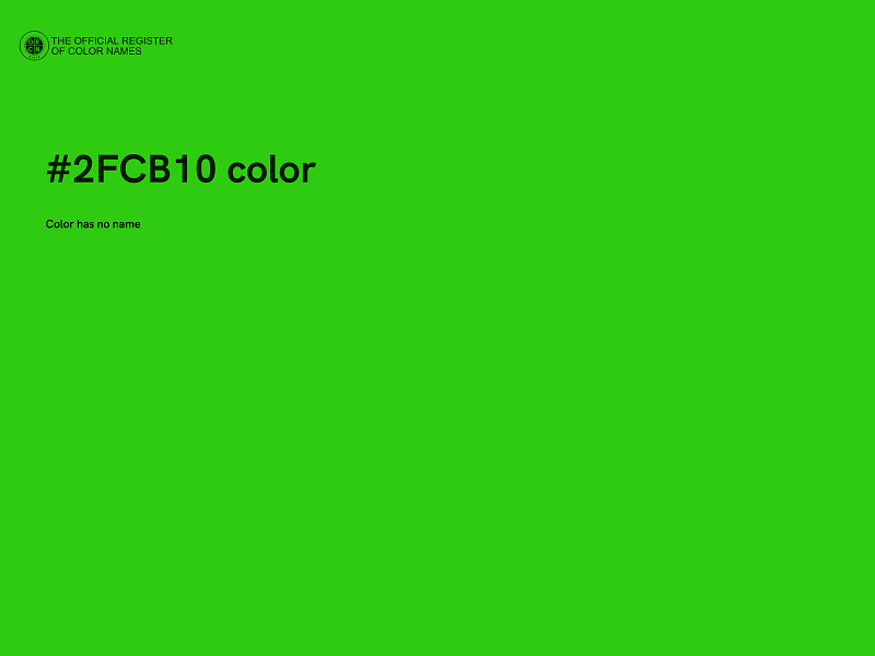 #2FCB10 color image