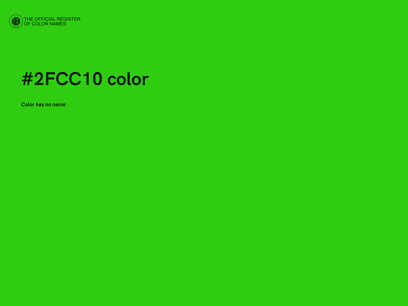 #2FCC10 color image