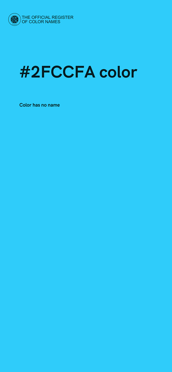 #2FCCFA color image