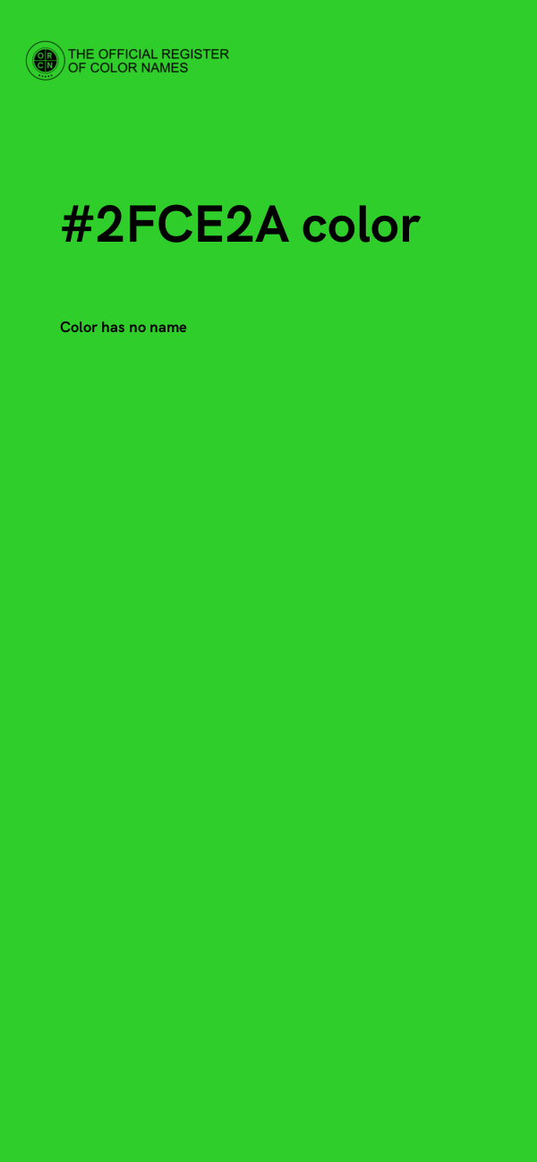 #2FCE2A color image