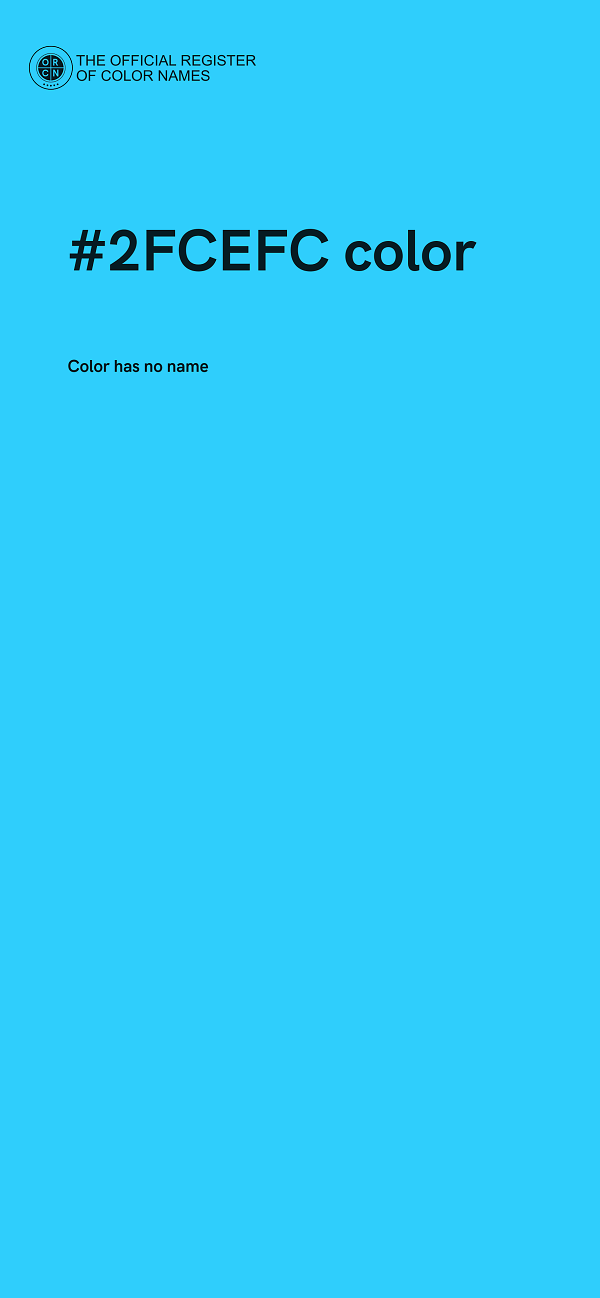#2FCEFC color image