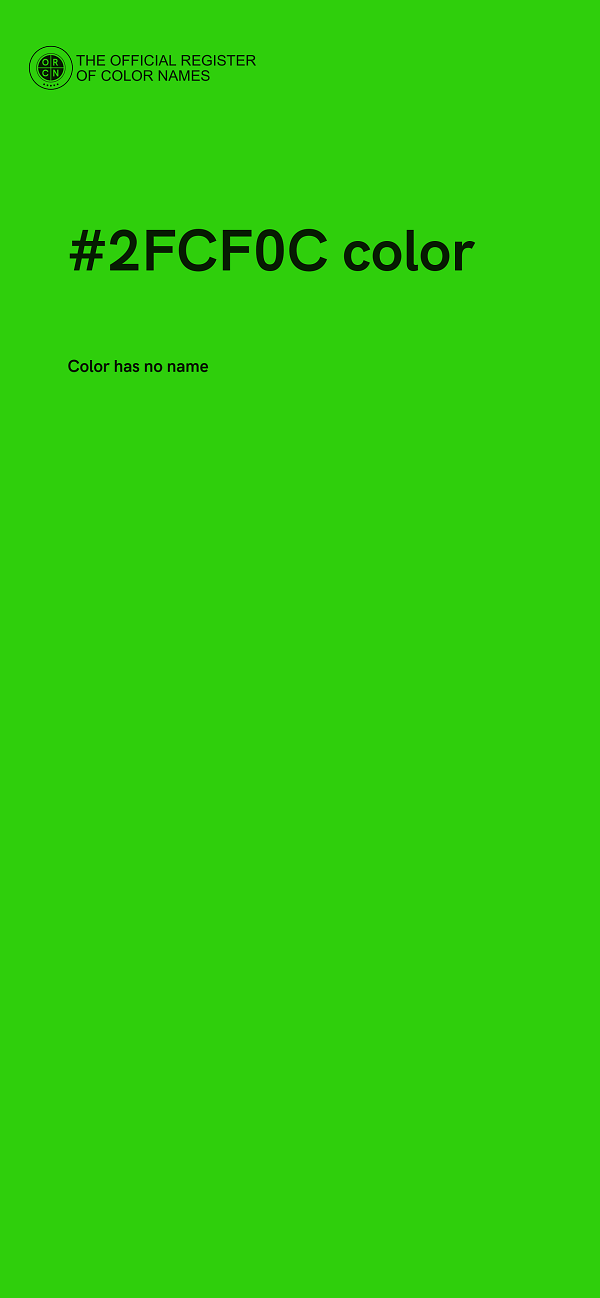 #2FCF0C color image