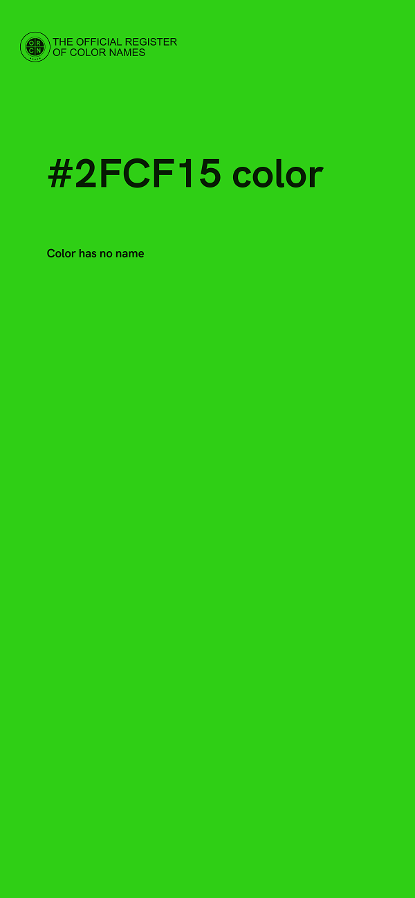 #2FCF15 color image