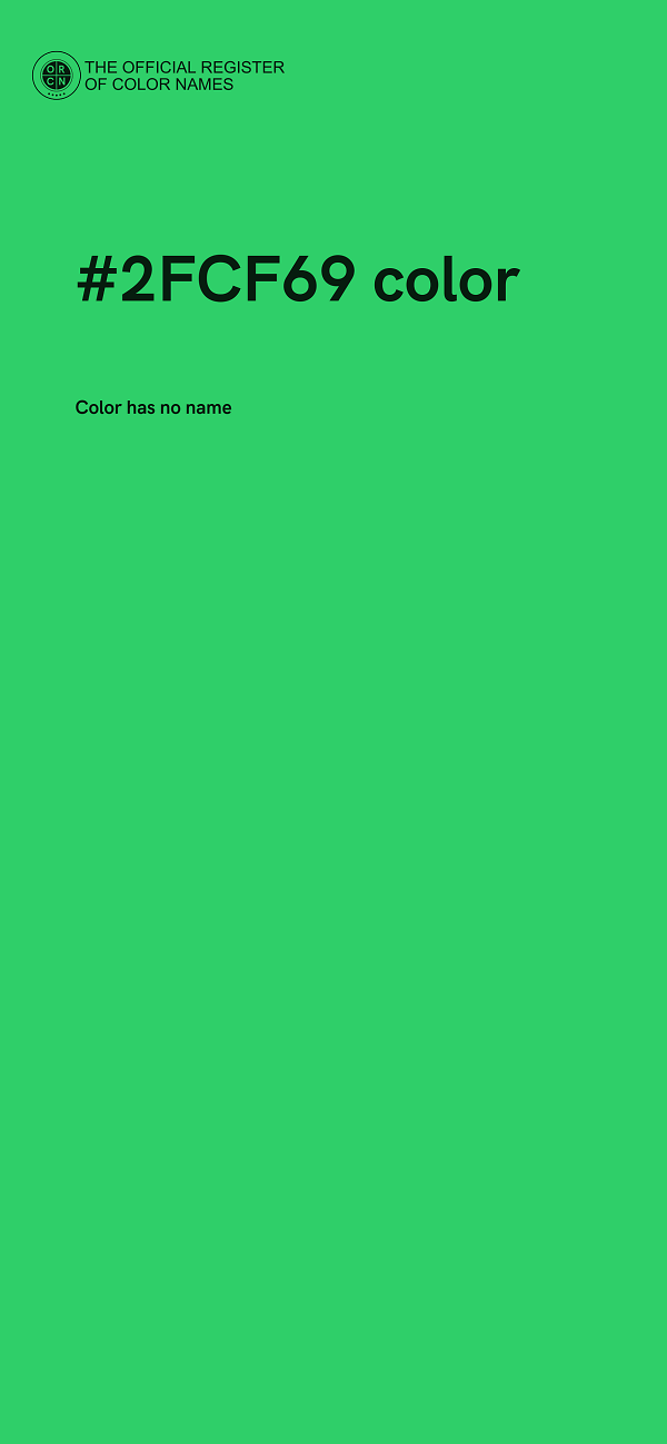 #2FCF69 color image