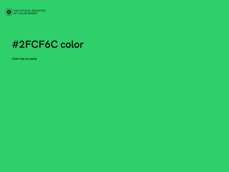 #2FCF6C color image