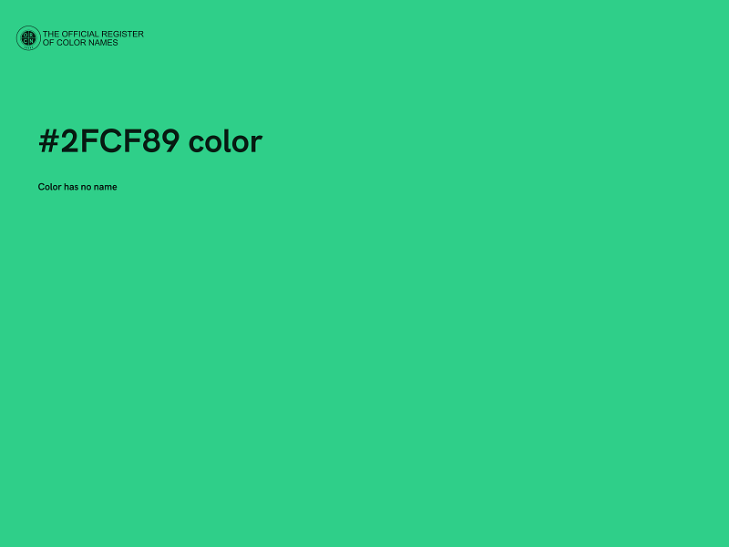 #2FCF89 color image