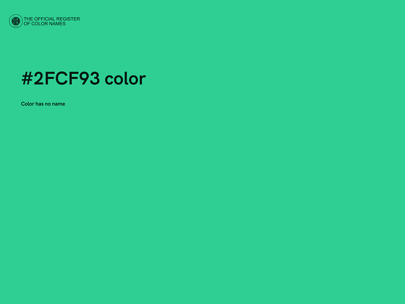 #2FCF93 color image