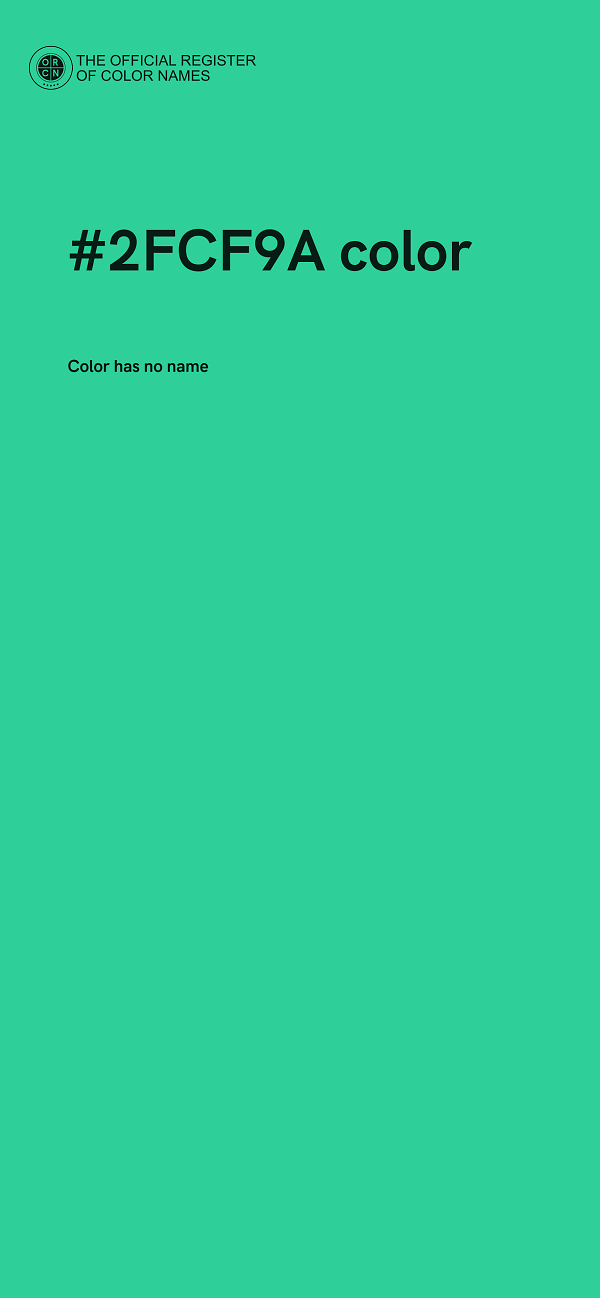 #2FCF9A color image