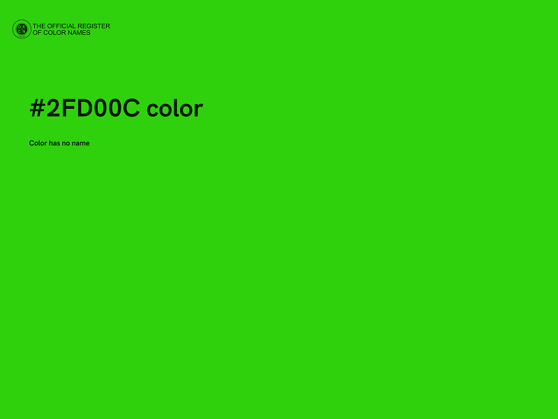 #2FD00C color image