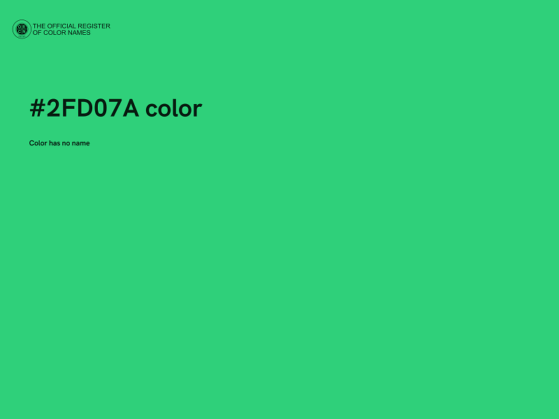 #2FD07A color image