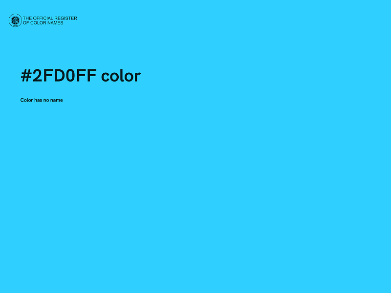 #2FD0FF color image