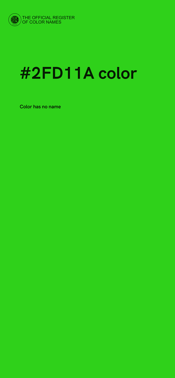 #2FD11A color image