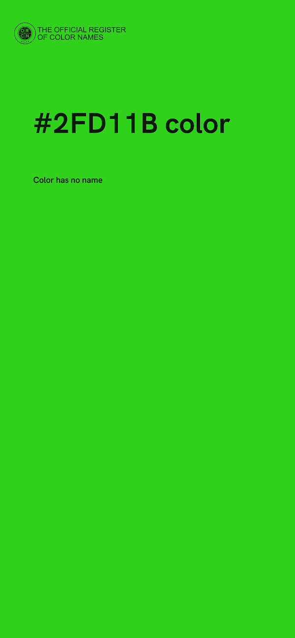 #2FD11B color image